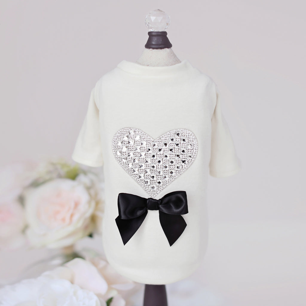 oh my heart, heart, tee, hello, doggie, dog, puppy, teacup, t-shirt, shirt, clothing, clothes, luxury, luxury puppy, luxury dog tee., luxury dog clothing, luxury pet clothing, pet, dog tee, dog clothes, 