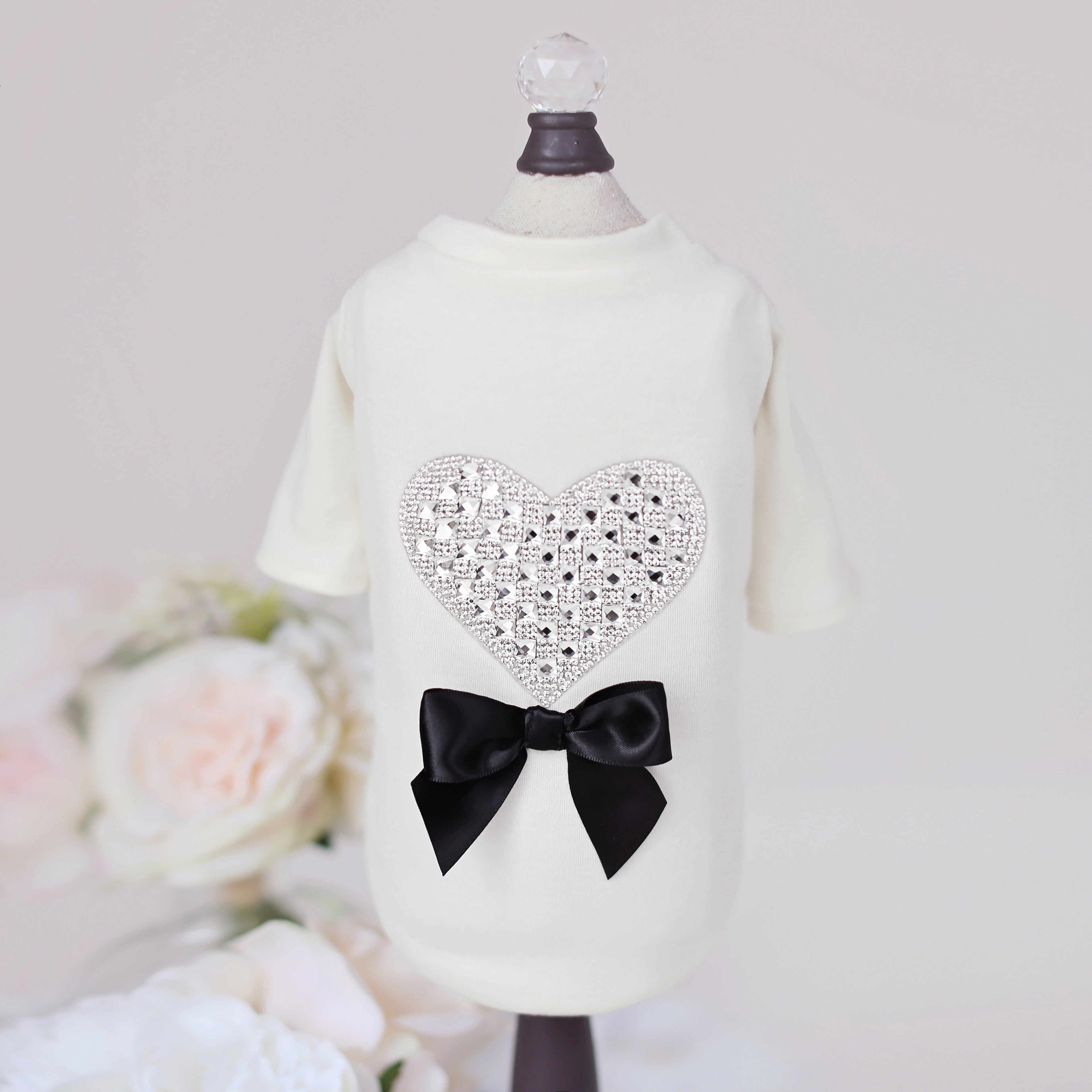 oh my heart, heart, tee, hello, doggie, dog, puppy, teacup, t-shirt, shirt, clothing, clothes, luxury, luxury puppy, luxury dog tee., luxury dog clothing, luxury pet clothing, pet, dog tee, dog clothes, 
